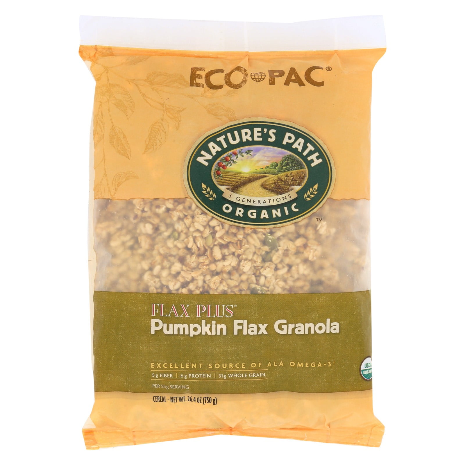 Nature's Path, Granola, Organic, Pumpkin Seed & Flax, 26.4 Oz Walmart