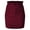 MULBERRY, variant on FashionMille Junior Miss Solid Cassic Corduroy High Waist Mini Skirt