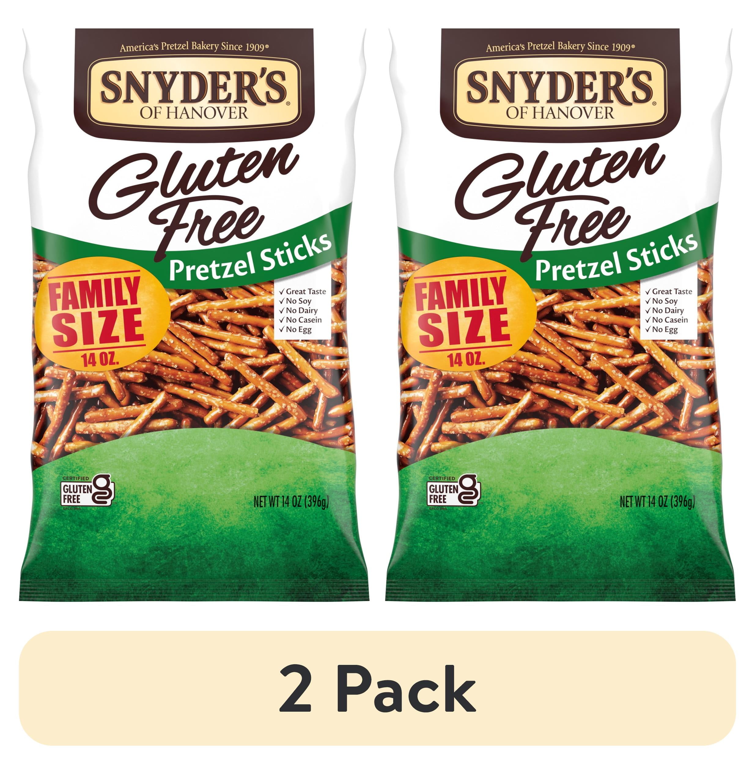 (2 pack) Snyder's of Hanover Gluten Free Pretzel Sticks, 14 oz Bag