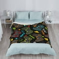 thumbnail image 4 of Gaming Gaming Neon Video Game Neon Video Game Gamer Throw Blanket Soft Bed Bedding Warm Cozy Plush Flannel Fleece Blankets Gifts for Boys Teens Men, Sofa Couch Bedroom Home Decor, 80"X60", 4 of 9