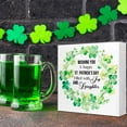 thumbnail image 7 of Zomyto 7x7 In St. Patrick's Day Table Wooden Signs,Wishing You a Happy St.Patrick's Day Wooden Box Sign Desk Decor, 7 of 7