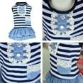thumbnail image 7 of Denim Dog Dress Soft Breathable Striped Cotton Dress Cute Birthday Dog Puppy Dresses for Small Dogs Girl Pet Clothes Chihuahua Yorkie Outfits XS-XL, 7 of 7