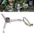 thumbnail image 1 of Outdoor Tripod Gas Stove Connection Foldable Heat Resistant Portable Camping Stove Long Tank Converter for Outdoor, 1 of 5