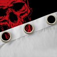 thumbnail image 4 of Homewish Red Sugar Skull Blackout Curtains,Spooky Halloween Curtains Pack of 2 (42x84 Each), 4 of 6