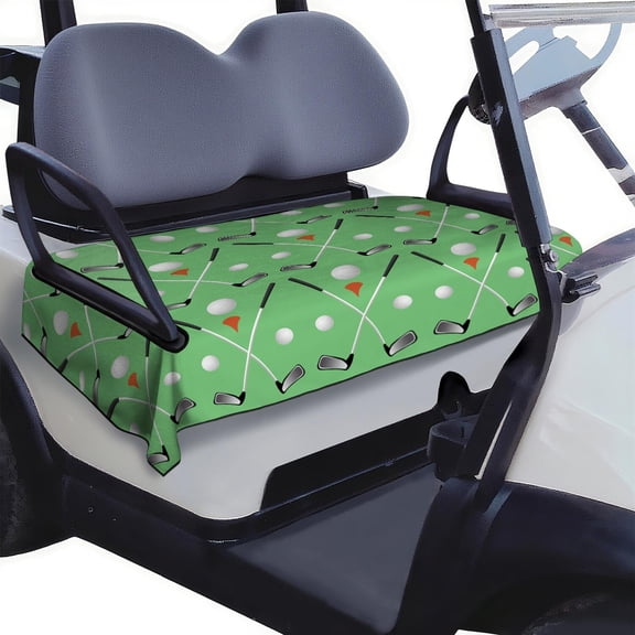 Golf Cart Seat Covers, Universal Fit for EZGO, Club Car, Yamaha 52"x32", 2 Passenger Golf Cart Seat Protector, Durable Washable