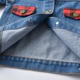 thumbnail image 7 of WEIYLL Toddler Boys Girls Windproof Plaid Denim Coat Jacket Kids Warm Outerwear Jacket for 4-5 Years, 7 of 7