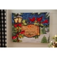 thumbnail image 4 of Christmas Lamp Post LED Canvas 20"x16", 4 of 7
