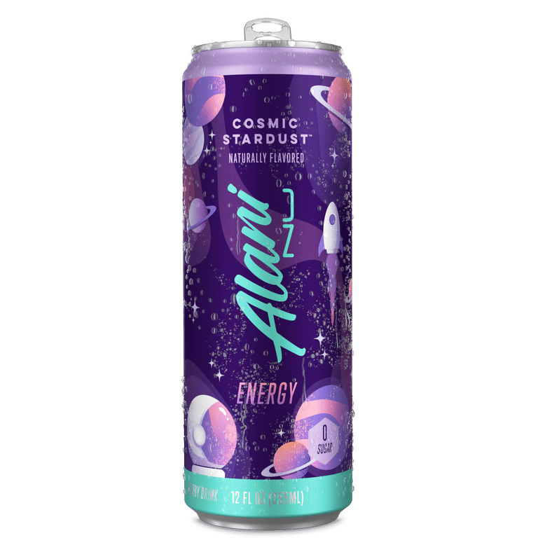 Alani Nu Sugar Free Energy Drink, Cosmic Stardust, 12 fl oz, 24