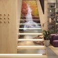 thumbnail image 5 of 13 piezas/juego de pegatinas autoadhesivas para escaleras con diseño de loto rosa en el lago y bambú en 3D, pegatinas para contrahuellas de escaleras, 5 of 5