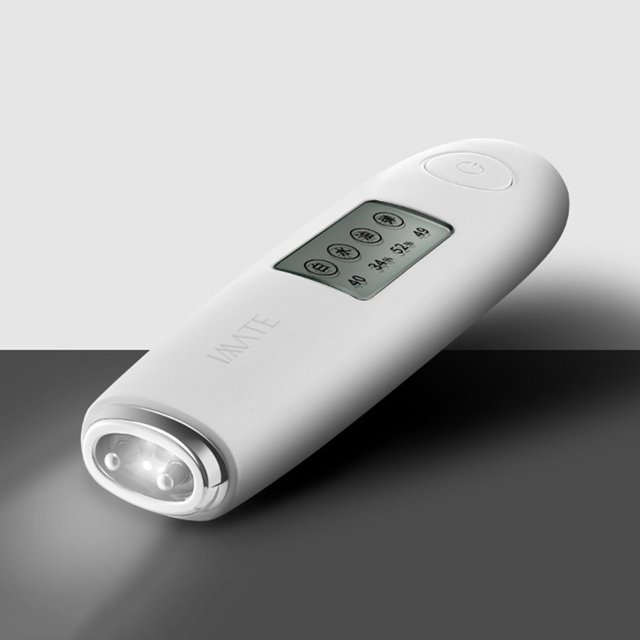 digital Analizador Probador de aceite de agua Pantalla LCD Probador de grado de blanqueamiento Monito pilas para uso diario en Macarena probador de sensor de piel