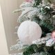 thumbnail image 5 of Bola de Navidad decorativa, bola de espuma blanca, adorno colgante, adornos para árbol de Navidad, decoración para fiestas en el hogar, manualidades, regalo, 5 of 5