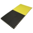 thumbnail image 4 of Piso Tatami Bicolor amarillo negro 2 grosor Fire Sports Seuela de eva/puzzle/amarillo, 4 of 4