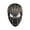 A, variant on 11" Full Head Halloween Hero Mask with Moving Eyes, Breathable Elastic Fabric Hero Cosplay Mask Helmet, Chin Control Eyes Blinking Touch-Activated LED Eyes, Halloween Costume Mask for Teen Adults #C