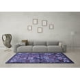 thumbnail image 3 of Ahgly Company Indoor Square Animal Blue Traditional Area Rugs, 5' Square, 3 of 4