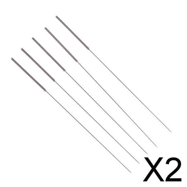 Boquilla De Impresora 3D Flexible De Acero Inoxidable, 2x5 Uds, Aguja De Taladro De Limpieza De 0,4mm 2 piezas
