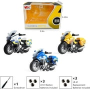 BTEPSGA Pull Back Toy Motorcycle with Sound and Light Toy