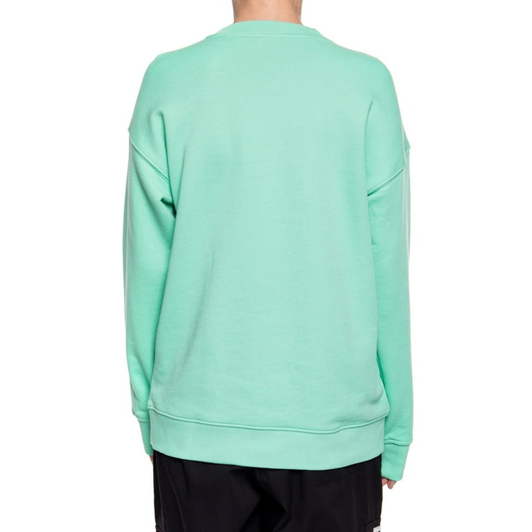 Adidas Originals Trefoil Sweatshirt Womens Active Sweaters Size Xs Color Prism Mint White Walmart