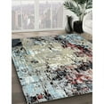thumbnail image 2 of Ahgly Company Indoor Rectangle Mid-Century Modern Gray Oriental Area Rugs, 7' x 9', 2 of 6