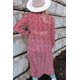 thumbnail image 1 of ABPHQTO Vestido largo con lazo en la cintura y estampado de puntos rojos para mujer, 1 of 5