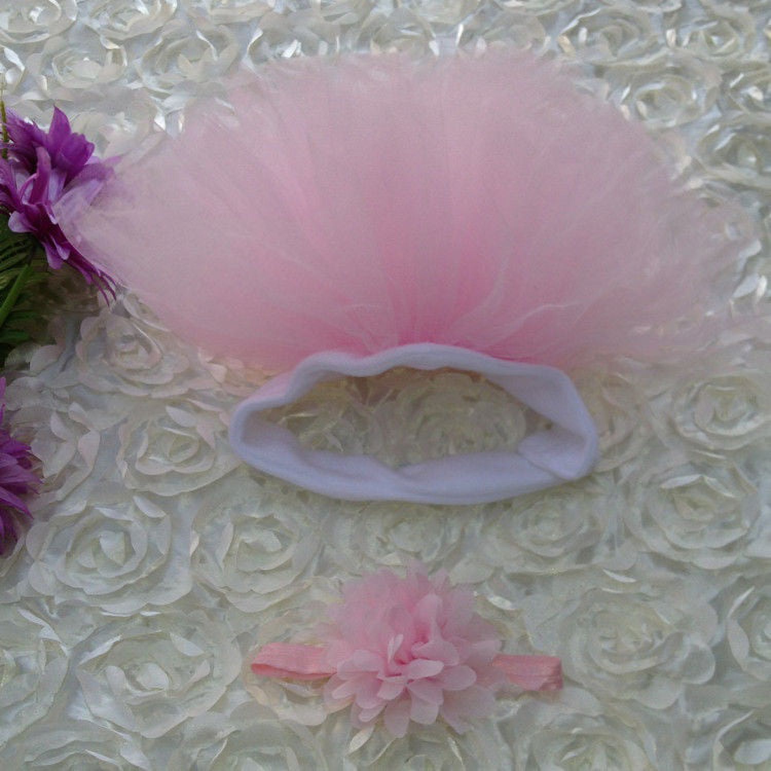 Newborn Outfits Baby Girl Photoshoot 4 PCS Newborn Photography Props Outfits -BabyTutu Skirt Cute Bow Headdress And Lace Rompers Flower Headband Sets For Infants Girl Boy Newborn Girl Photoshoot Outfits