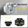 thumbnail image 3 of Broom and Mop Holder, Heavy Duty Garden Tool Organizer Rack Rake and Shovel Handle, Stainless Steel Mop Hanger. Wall Mounted Utility Rack with Screws, 3 of 5