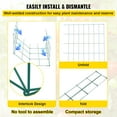 VEVOR 6 Pack Square Folding Tomato Cages 39" Plant Support Stake Tower