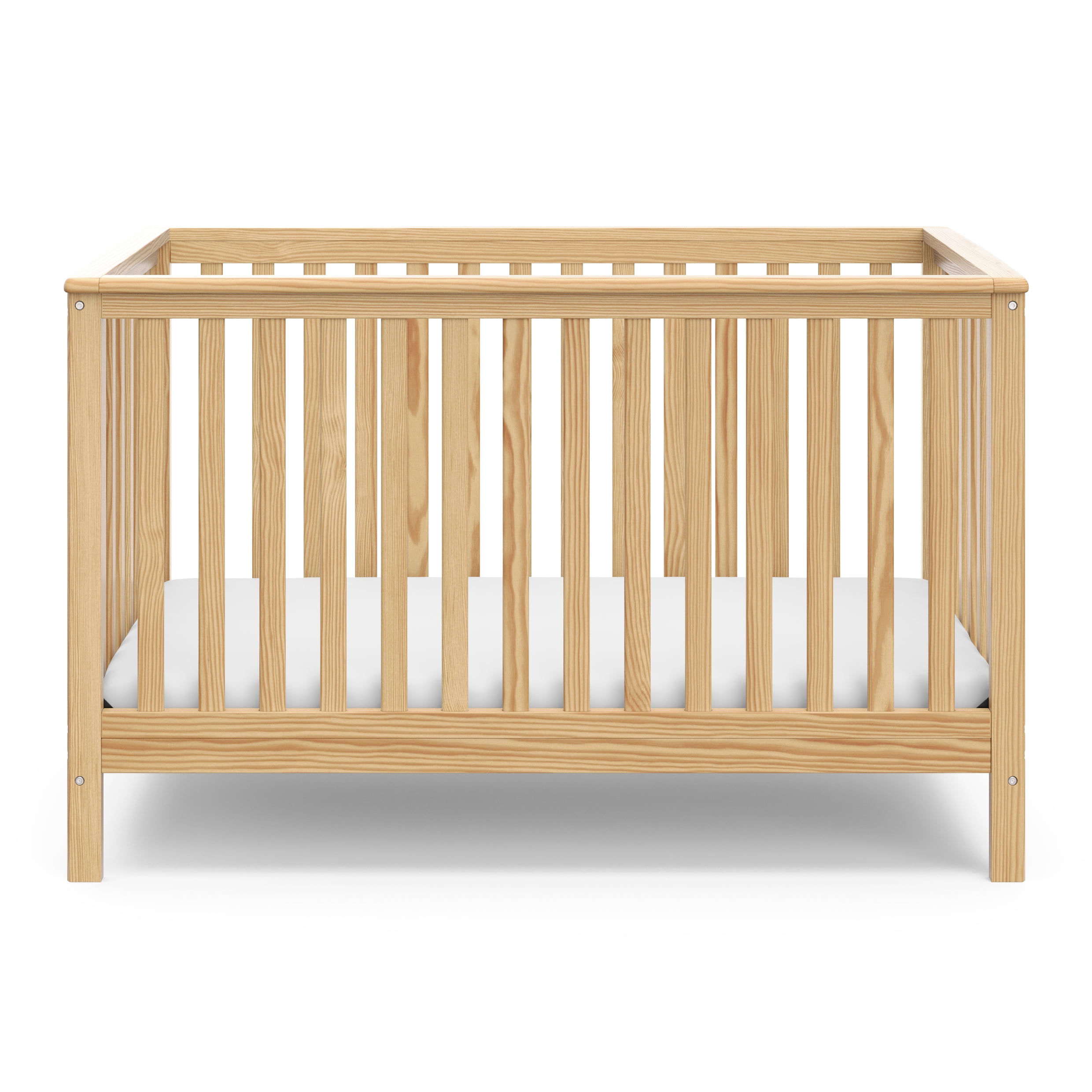 Storkcraft Hillcrest 4-in-1 Convertible Baby Crib, Natural