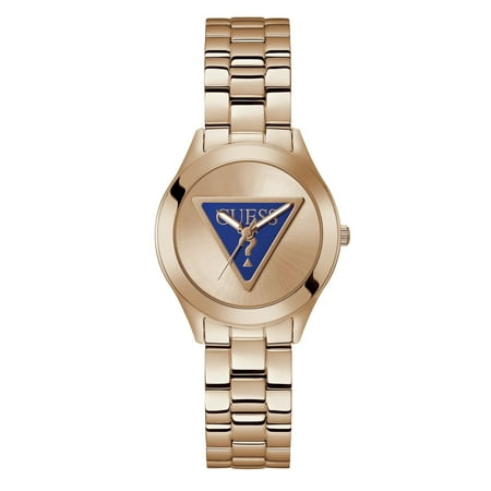 Guess Women's Tri Plaque Rose gold Dial Watch - GW0675L3