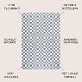 thumbnail image 3 of JONATHAN Y WASHABLE 9 x 12 Area Rug, Ainsley Cottage Checkerboard Washable - Purple Gray/White, WSH126A-9, 3 of 7