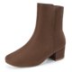 thumbnail image 1 of Botas PANDANINJIA Alyssa Fashion con punta cuadrada y tacón bajo para niñas, 1 of 8
