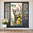 thumbnail image 6 of Theme Meow Spring Banner Spring Style Floral Backdrop Cute Design Pastel Colors Spring Background for Spring Decoration Home Decor Photo Prop, 6 of 9