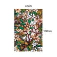 thumbnail image 2 of LAMIRO Static Cling Decorative Window Film Vinyl Non Adhesive Privacy Film,Stained Glass Window Film For Bathroom Shower Door Heat Control Anti UV (45X100Cm), 2 of 4