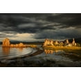 thumbnail image 2 of Jones, Adam 18x13 Gold Ornate Wood Framed with Double Matting Museum Art Print Titled - Sunset light on tufa formation-Mono Lake-Tufa State Natural Reserve-California, 2 of 4