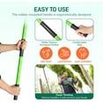 thumbnail image 4 of Outvita Manual Pole Saw, 26 Feet Extendable Tree Pruner with Knives and Storage Pocket,  Steel Blade and Scissors High Branches Trimming for Pruning Palms and Shrubs, 4 of 14