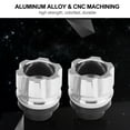 thumbnail image 4 of Universal Aluminum Alloy Motorcycle Front Fork Slider Protector 2 Pieces for Various Bikes, 4 of 7
