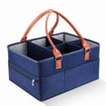 thumbnail image 1 of Organizador de pañales para bebé, cesta grande portátil para guardar pañales, divisor desmontable con personalidad, 1 of 14