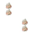 thumbnail image 2 of Matsuzay 2 piezas de decoración de pastel de boda fiesta de plantas de rosas artificiales Type3 NO3, 2 of 6