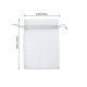 thumbnail image 3 of 100pcs White Organza Drawstring Bags for Jewellery, Candies & Party Favors – Durable Mesh Pouches for Weddings & Showers, 3 of 3