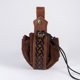 thumbnail image 2 of Riñonera estilo vikingo multiplataforma medieval para colgar al cinturón, monedero, estilo vintage, 2 of 6