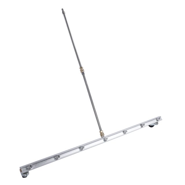 Pressure Washer Surface Cleaner with 39.37inch Connection Rod, Stainless Steel Design for Household Business, Quick Connector Water Broom for Comprehensive Cleaning Needs