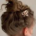 thumbnail image 3 of MasteelfCA 6pcs Hair Claw Clips for Non Hair Claw Clips Clamps Rhinestones Pearl Hair Claw Clips Tiny Hair Clips Jaw Clip Barrettes French Hair Jaw Clamps for, 3 of 9