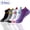 Mixing colors, variant on 5Pcs Women Arch Support Athletic Ankle Socks, Breathable Cushioned Running Cycling Badminton Sports Socks