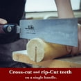 thumbnail image 4 of SUIZAN Ryoba Double Edge Saw 8" - Professional Japanese Pullsaw Small Handsaw Woodworking Tools, 4 of 6