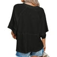 thumbnail image 3 of Womens Tops Trendy 2025 Summer Casual Shirts for Women Cute Basic Flowy Tops Tees Blouses, 3 of 4