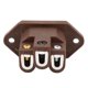 thumbnail image 3 of 100-250V, Pure Copper Insert Rhodium Plated Power Connector Socket AC Power Socket  For Professional Audio Appliances, 3 of 8
