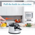 thumbnail image 3 of Cuchillo Afilador Tijeras Grinder Secure Suction Chef Pad Herramienta de afilado de cocina (rojo) brillar Electrónica, 3 of 6