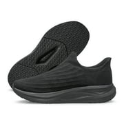 UUYOUNI Mens Slip on Walking Shoes Non Slip Gym Workout Shoes Breathable Mesh Walking Mens Sneakers