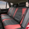 thumbnail image 1 of Ultra Comfort High Grade Leather Seat Covers For Car Truck SUV Van - Rear Set, 1 of 3