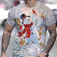 thumbnail image 1 of Camisetas de tren de Navidad para hombre, Top informal de verano con estampado 3d, camisetas holgadas de gran tamaño, ropa de manga corta de diseñador callejero para hombre, 1 of 4