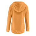 thumbnail image 6 of Daznico Sweatshirt for Women,Women Casual Solid Button-up Sweatshirt Pocket Hooded Strap Long Sleeve Loose Top with Pockets,Women's Hoodies & Sweatshirts(Size:XXL), 6 of 6